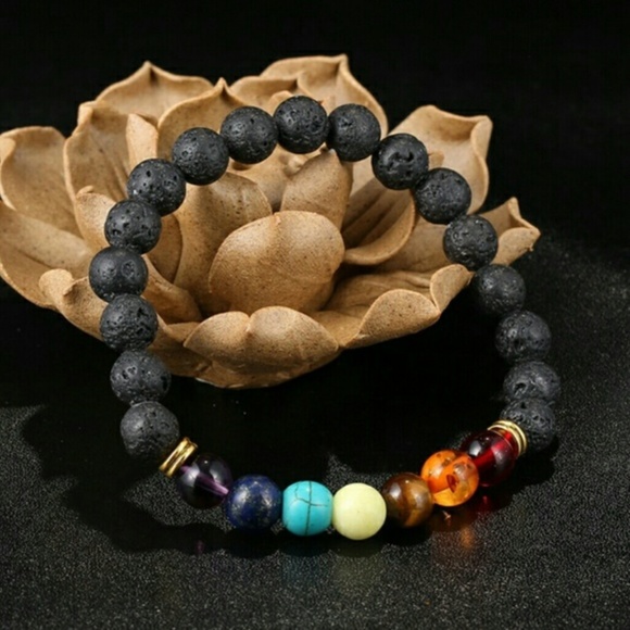 Jewelry - *** 5/$25 SALE! ***  Chakra Oil Diffuser Bracelet